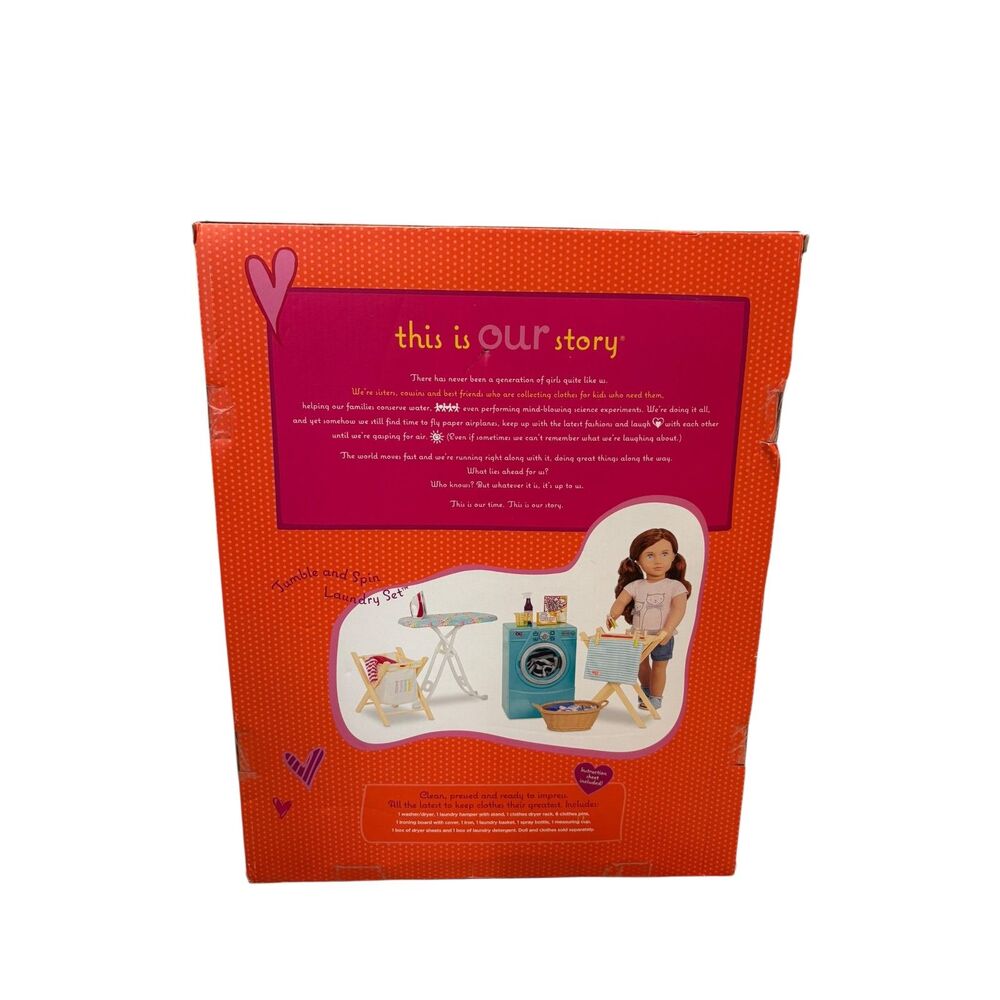 Our Generation Tumble & Spin Laundry Accessory Set for 18 inch Dolls NEW - Picture 2 of 4